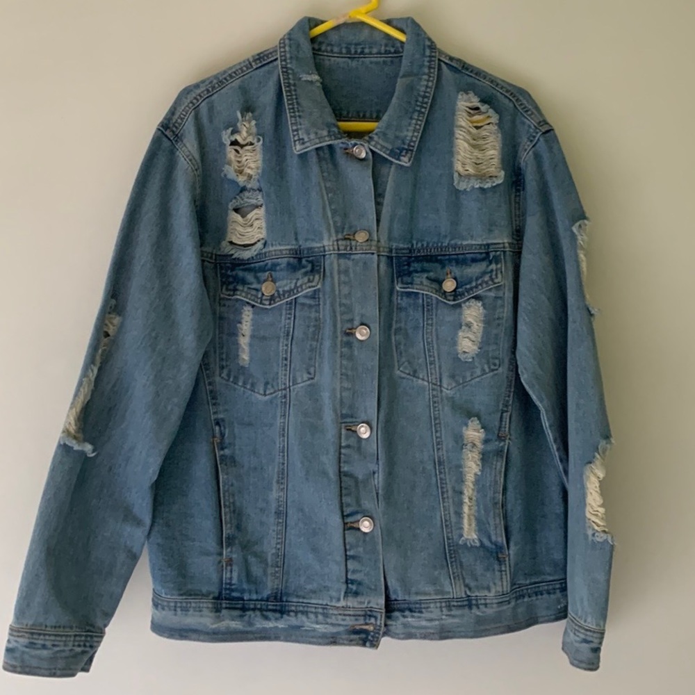 Women’s Distressed Denim Jacket